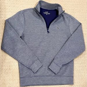 Vineyard Vines Quarter Zip Blue Sweater - X Small